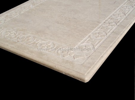 tavolo rettangolare in marmo