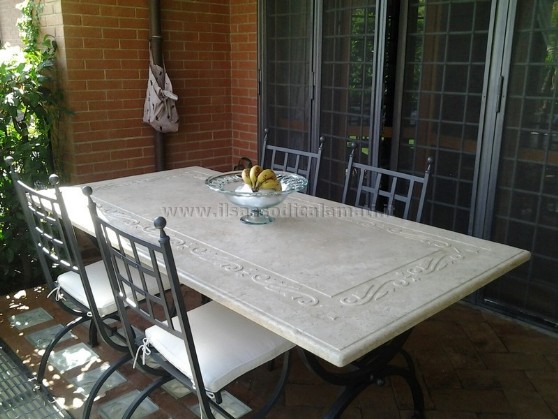 tavolo in terrazza
